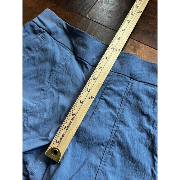 Athlete Terkke Bermuda 2.0 Blue Casual Hiking Shorts Womens Sz 4 - Picture 4 of 5